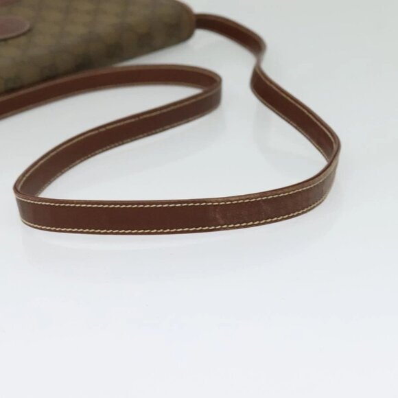 GUCCI GG Canvas Shoulder Bag Brown Gold - Picture 7 of 16